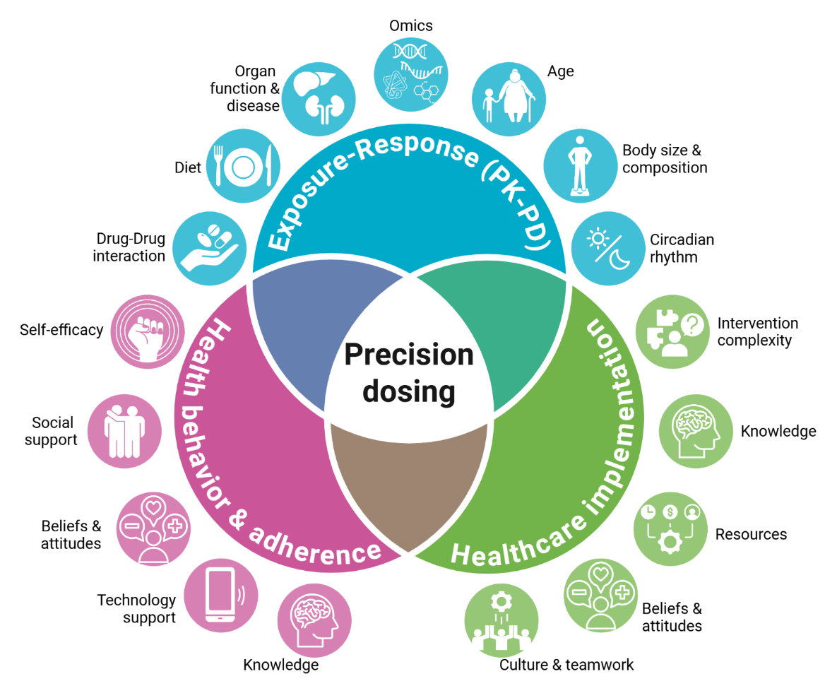 A graph explaining precision dosing.