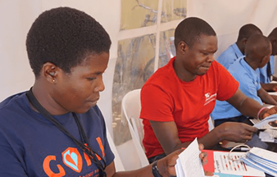 GOAL trial coordinators in Northern Uganda. The trial involved 818 children ages 5-17 years with latent rheumatic heart disease. 