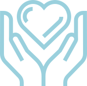 A donate icon to represent philanthropy.