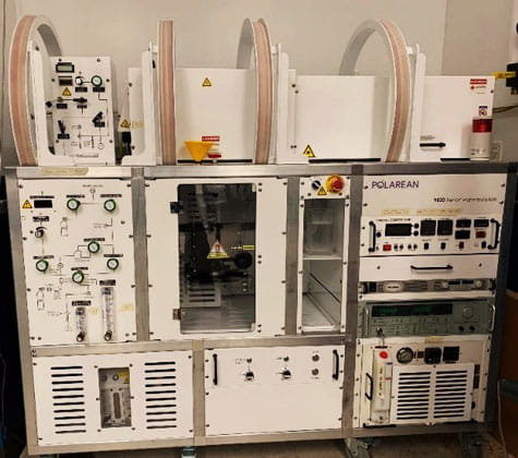 Hyperpolarized gas laboratory.