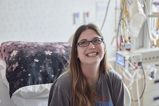 A photo of a teen ACHD patient.