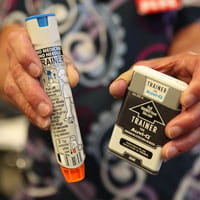 Emergency devices such as the Epi-Pen and Auvi-Q.