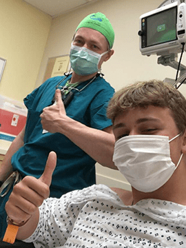 Drew and Dr. Little.