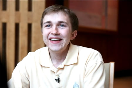 Matthew Grosser smiling.