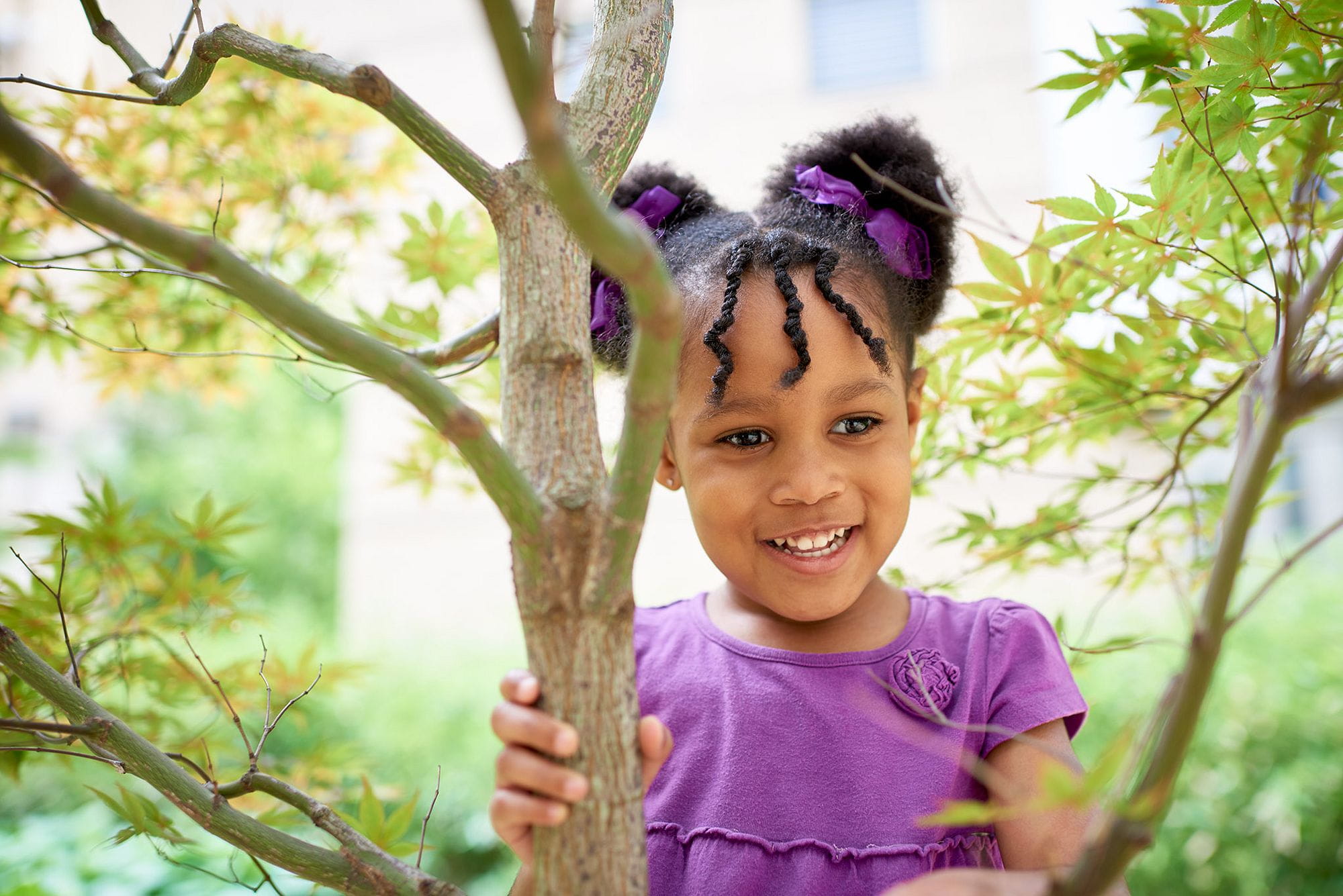 Photo of Saniya Hackworth, a patient with sickle cell anemia.