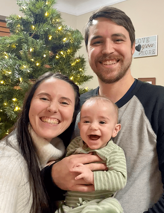 Family photo with Jesse.