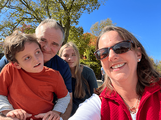 Logan and his family.