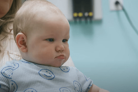 Dean shows his curious face.