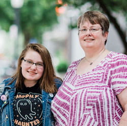 Erin and her mom, Gail. 