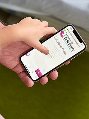 Cincinnati Children's Center for Telehealth features an at-home monitoring program in which patients self-report health information to their care team.