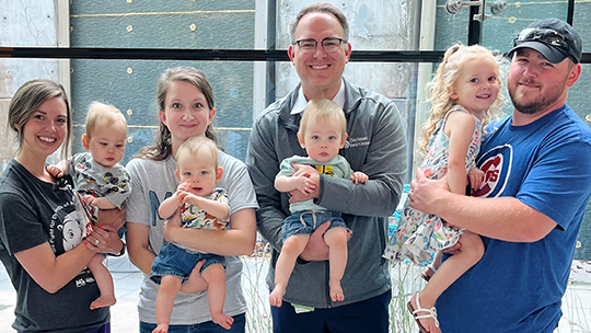7 Triplets Triplets doing well a year after Twin-Twin Transfusion Syndrome (TTTS ...