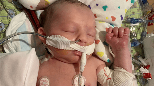 Trey in NICU.