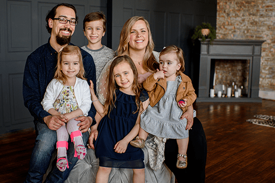 Vivienne and her family.