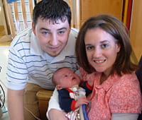 Bill and Kristin welcomed son Will into their family after a complex surgery and successful delivery by their care team at the Fetal Care Center of Cincinnati.