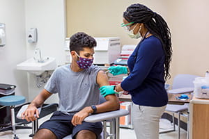 An image of a clinical trial volunteer.