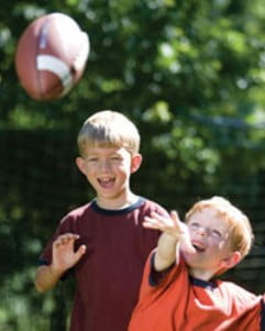 A photo of William and his big brother, Charles.