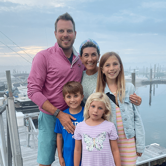 Boden and his family.