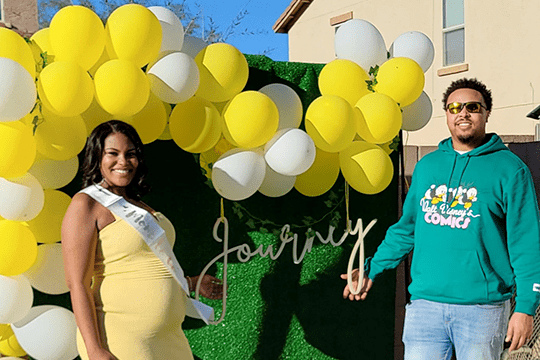 Brittany's baby shower.