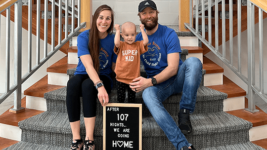 Paisley and parents.