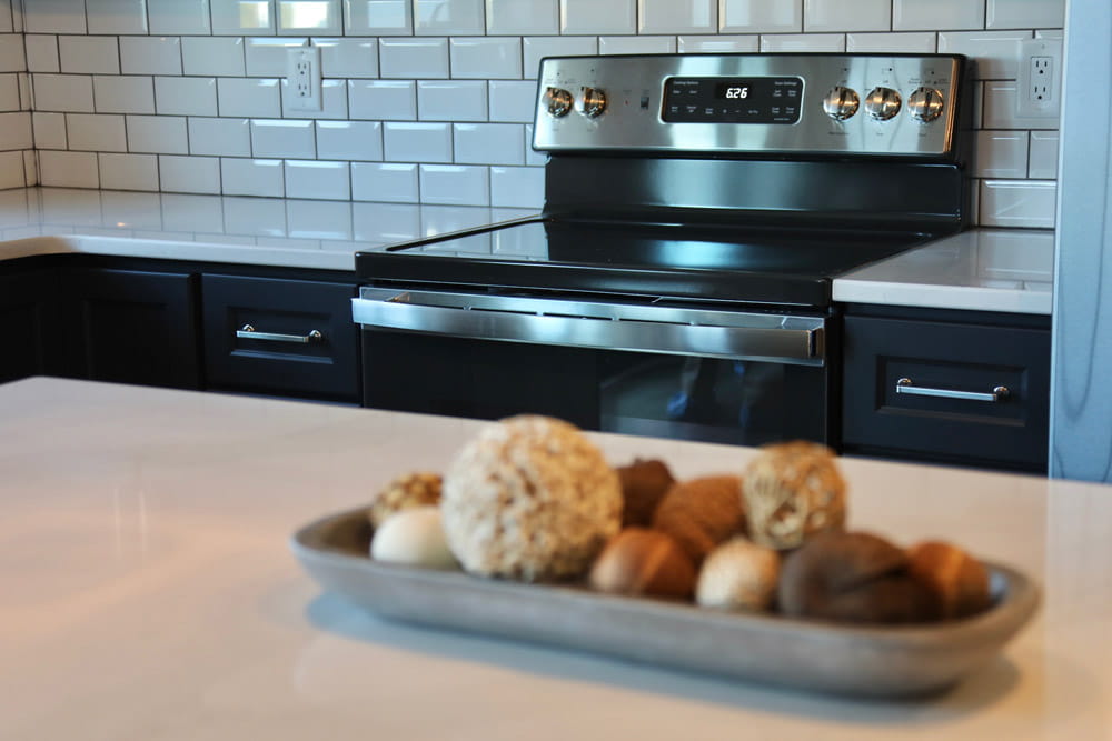 A close-up of a kitchen in the Bold and Brave Kid’s Foundation's extended stay apartments.