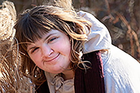 Photo of Sophia, a patient with RTS.