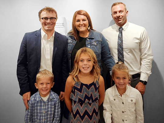 Josie and her family.