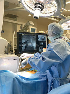 Photo of the Hybrid Operating Room.