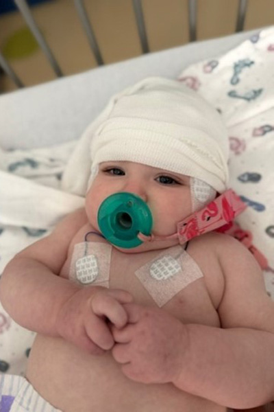Lennon in the hospital.