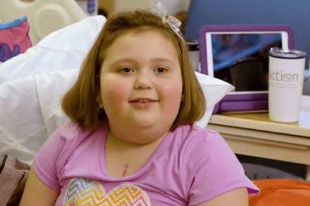 Cardiomyopathy patient looking at camera and smiling.