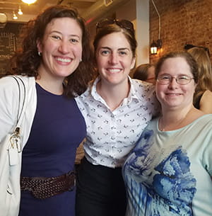 Denise Warrick, Kate McGovern and Jill Klein prove ready for their close-up.