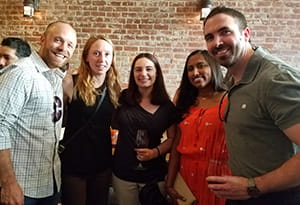 Matt Zackoff, Anna Vernardos, Veronica Taylor, Alisha George and Joe Real look forward to the next chapter in their careers.