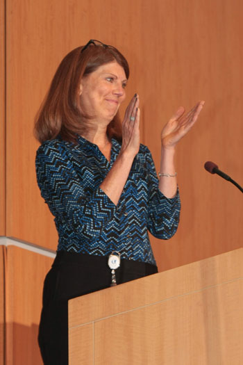 Anne Boat, MD, patient experience officer applauds all 160 award nominees.