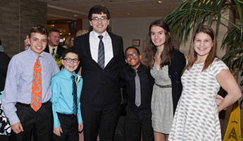 Members of the Patient Advisory Council emceed the award presentation.