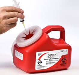 Sharps container.