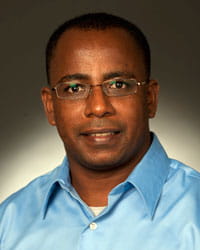 Tesfaye Mersha, PhD's headshot.