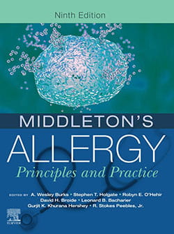 Middleton's Allergy Textbook.